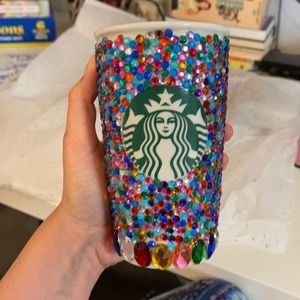 Beadazzled Starbucks Tumbler